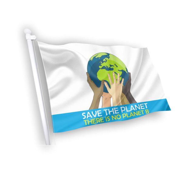 SAVE THE PLANET FLAG