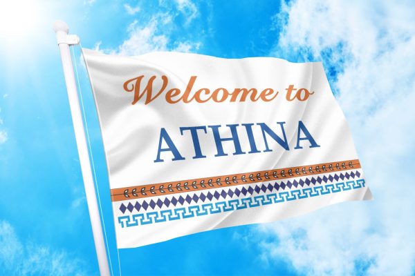 ATHINA WELCOME FLAG COCONIS FLAGS ΣΗΜΑΙΕΣ ΚΟΚΚΩΝΗΣ ΑΓΟΡΑ ΤΙΜΗ