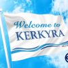 KERKYRA WELCOME FLAG COCONIS FLAGS ΣΗΜΑΙΕΣ ΚΟΚΚΩΝΗΣ ΑΓΟΡΑ ΤΙΜΗ